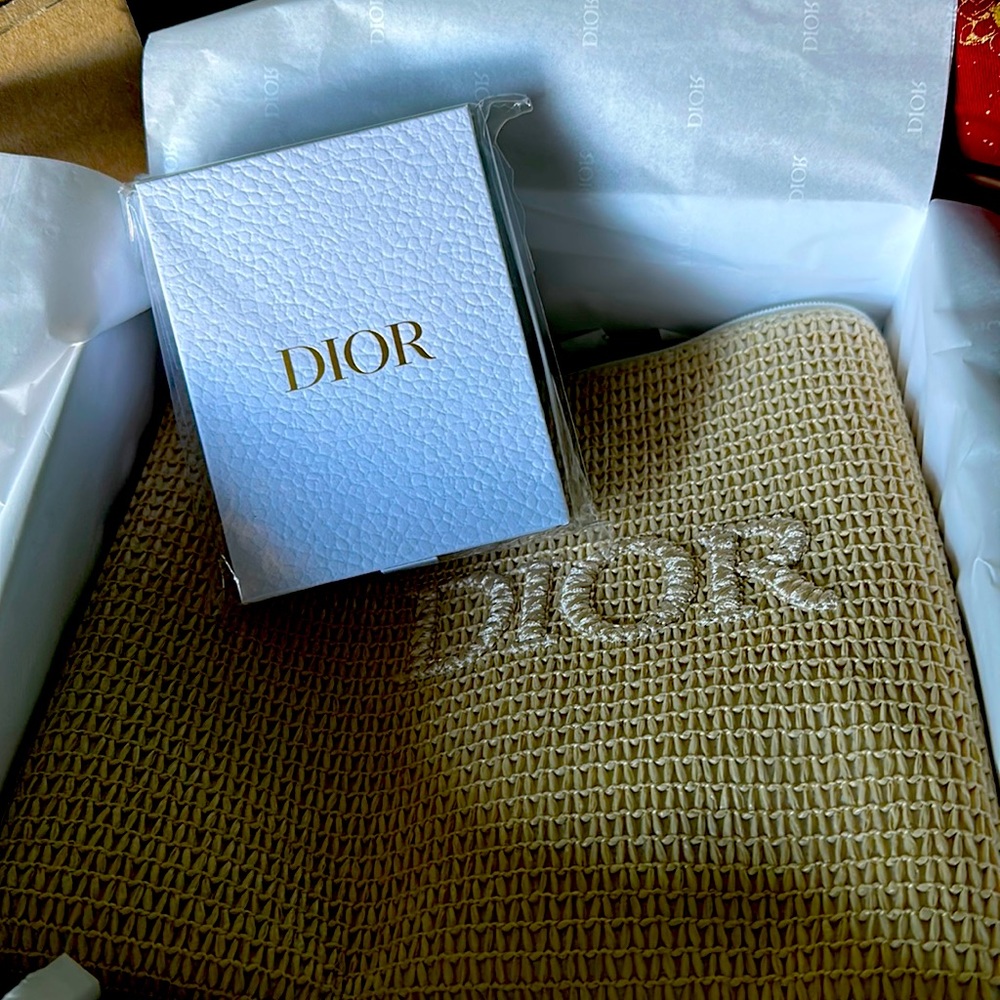 Dior phone charm & cosmetic bag